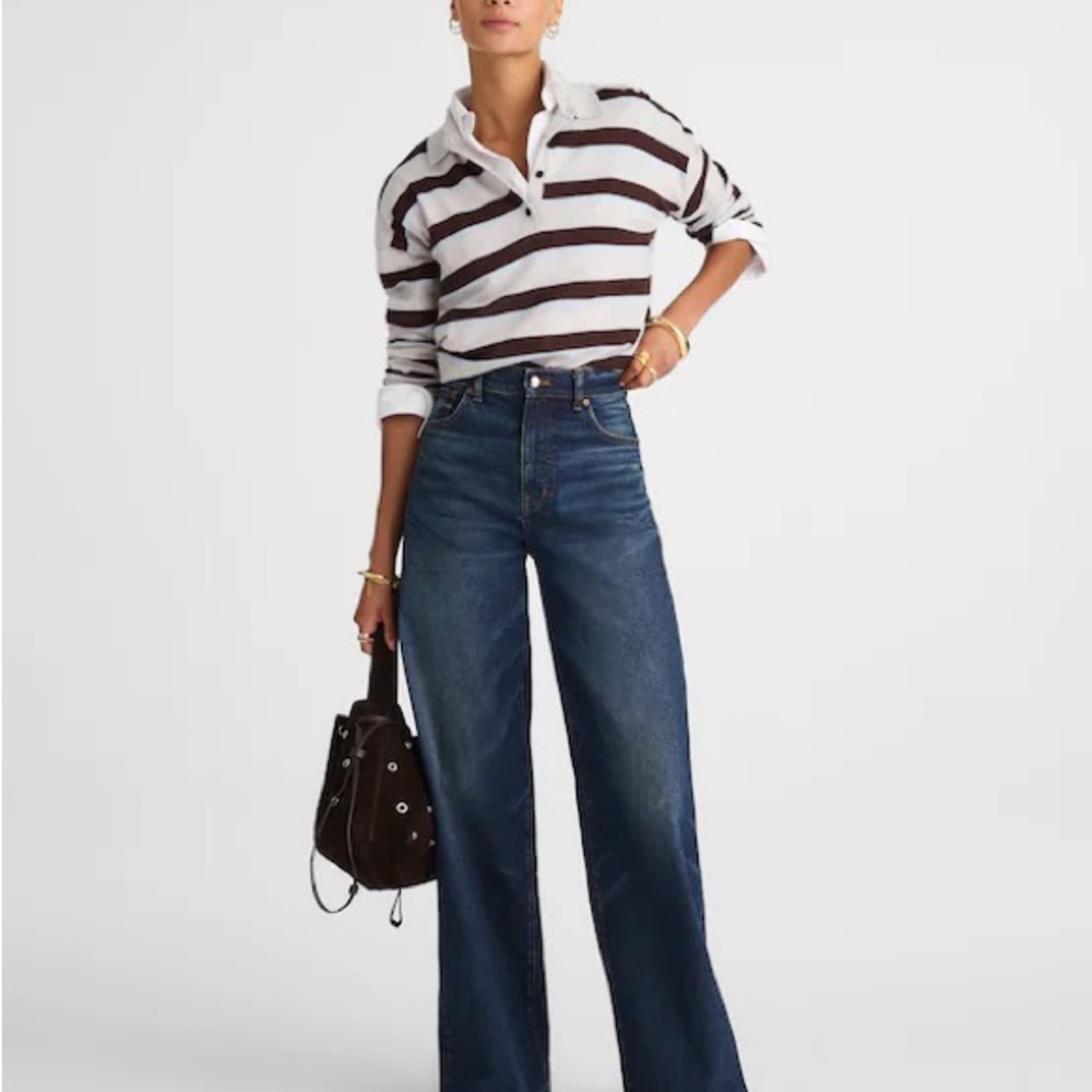 Madewell Superwide Leg Jeans in Concho Wash